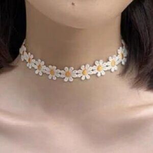 For Love And Lemons - Flower Choker Necklace